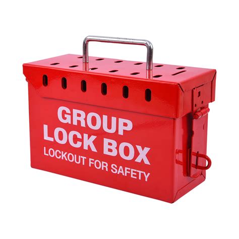 group lockout box steel|group lock box procedure.